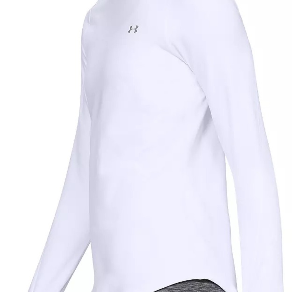 Under Armour Women's ColdGear Armour Crew Long Sleeve Shirt in White size XL - Picture 3 of 4
